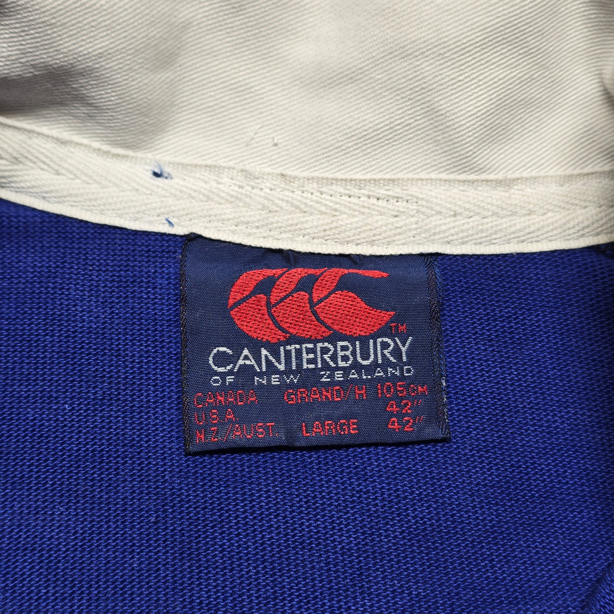 Vintage 1980's #20 Long-sleeve Rugby Jersey - Small/Medium