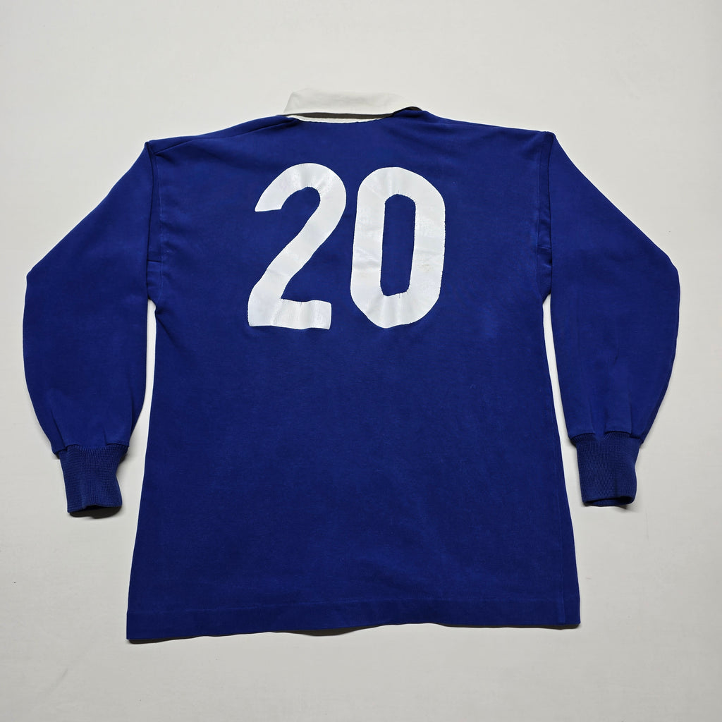 Vintage 1980's #20 Long-sleeve Rugby Jersey - Small/Medium