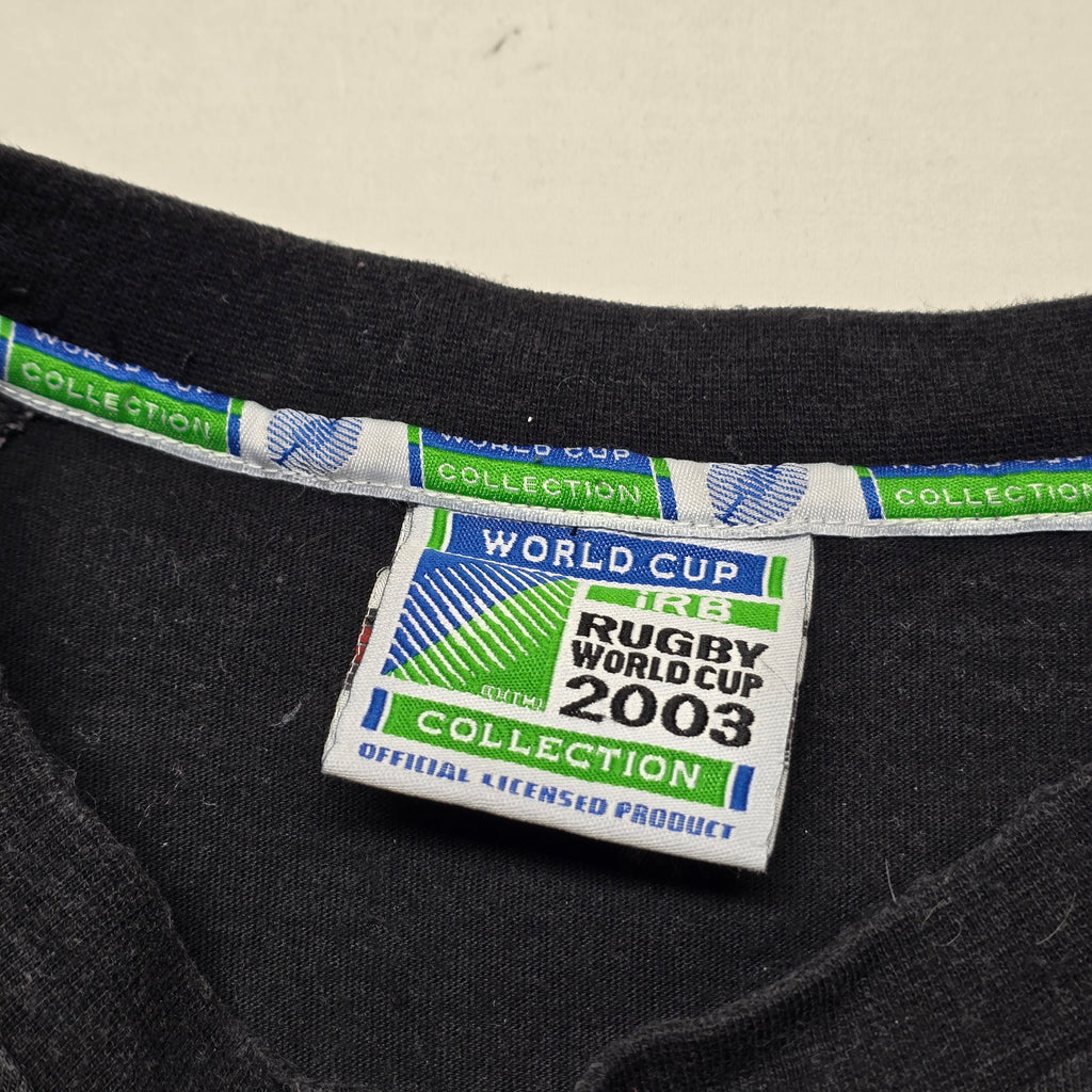 All Blacks 2003 RWC Supporters T-shirt - Large