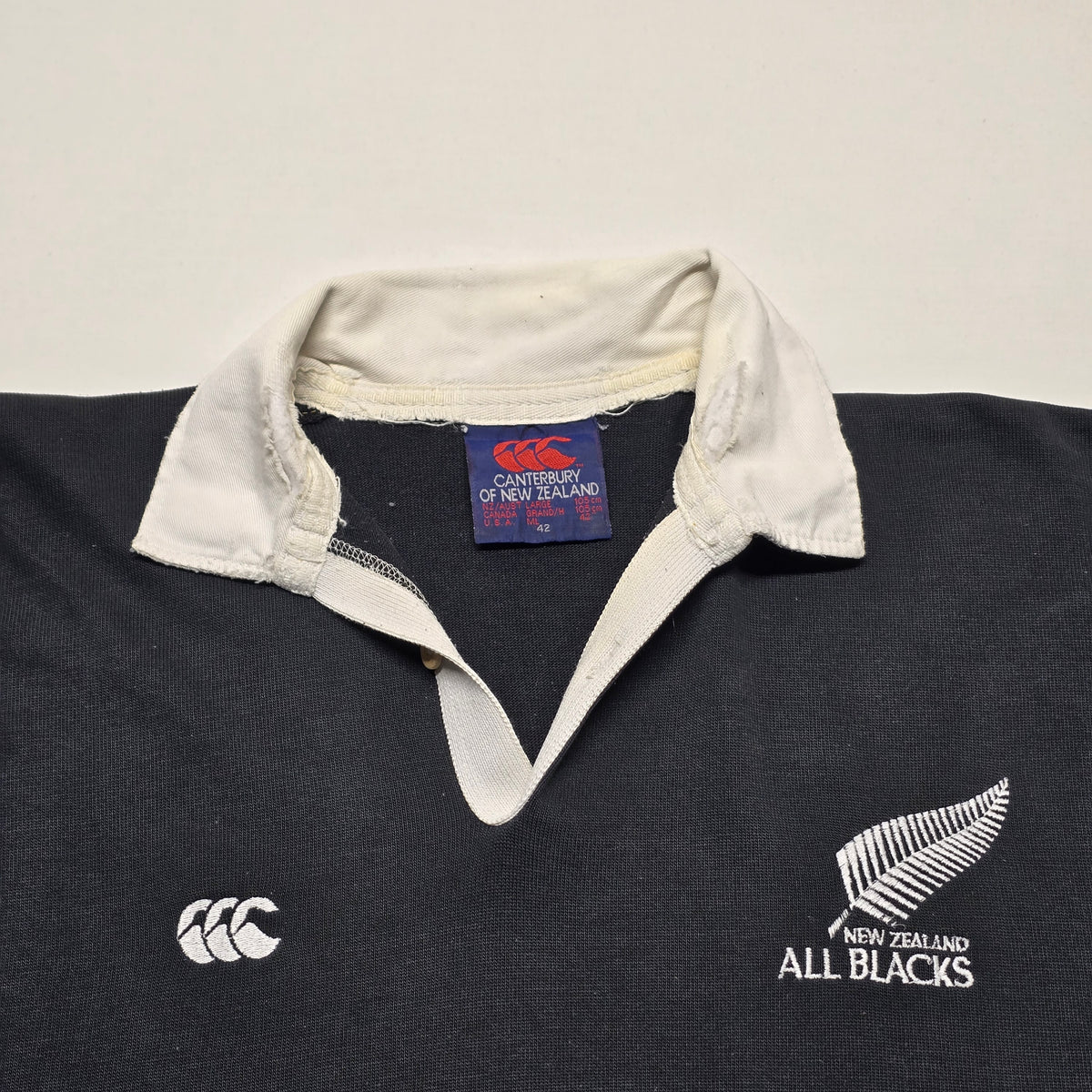All Blacks 1993 Home Long-sleeve Jersey - Medium