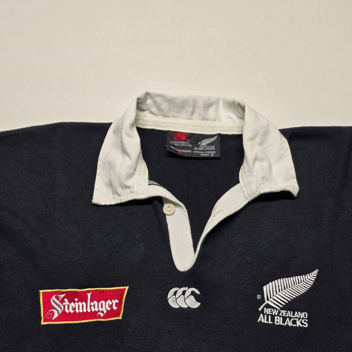 All Blacks 1994/95 Steinlager Long-sleeve Jersey - Medium