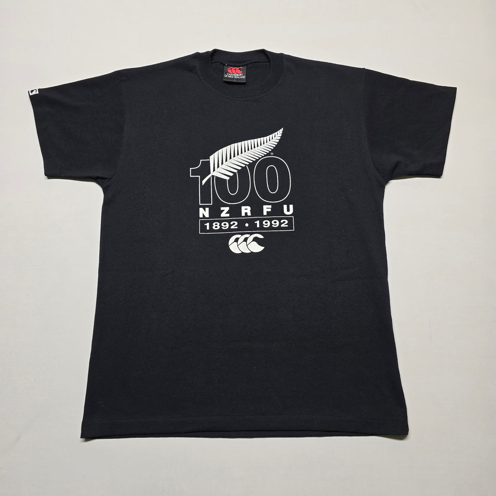 All Blacks / NZRFU 1992 100 Years T-shirt - Medium