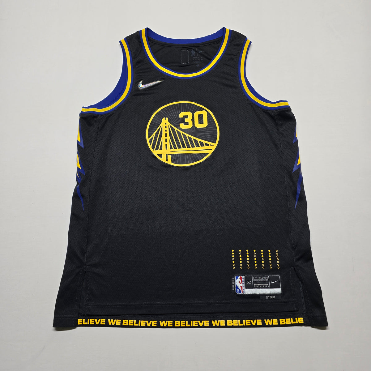 Golden State Warriors #30 Stephen Curry City Edition Jersey - XL
