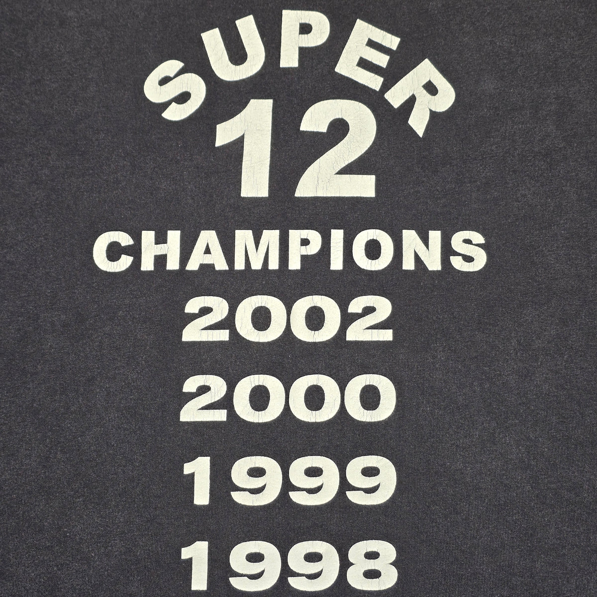 Crusaders Super 12 Champions T-shirt - Medium/Large