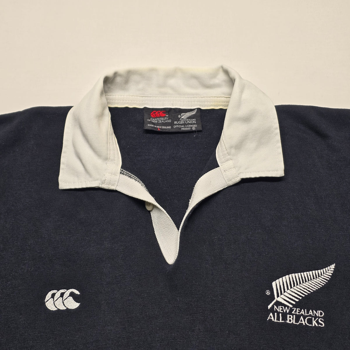 All Blacks 1993 Short-Sleeve Home Jersey - Large
