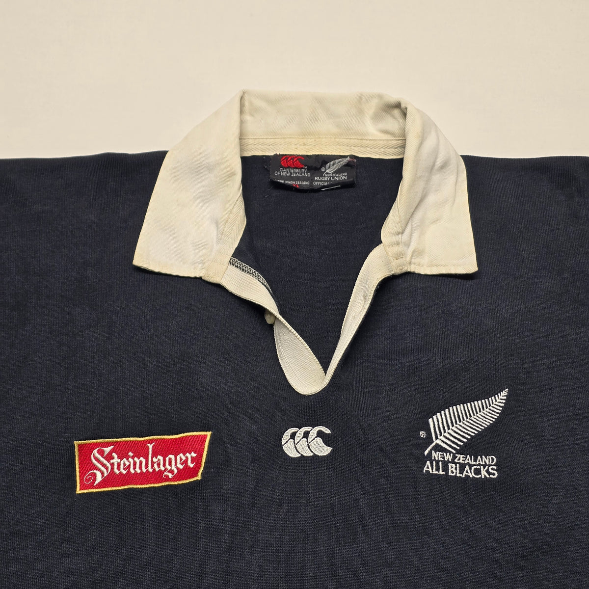 All Blacks 1994/95 Steinlager Short-sleeve Jersey - XL
