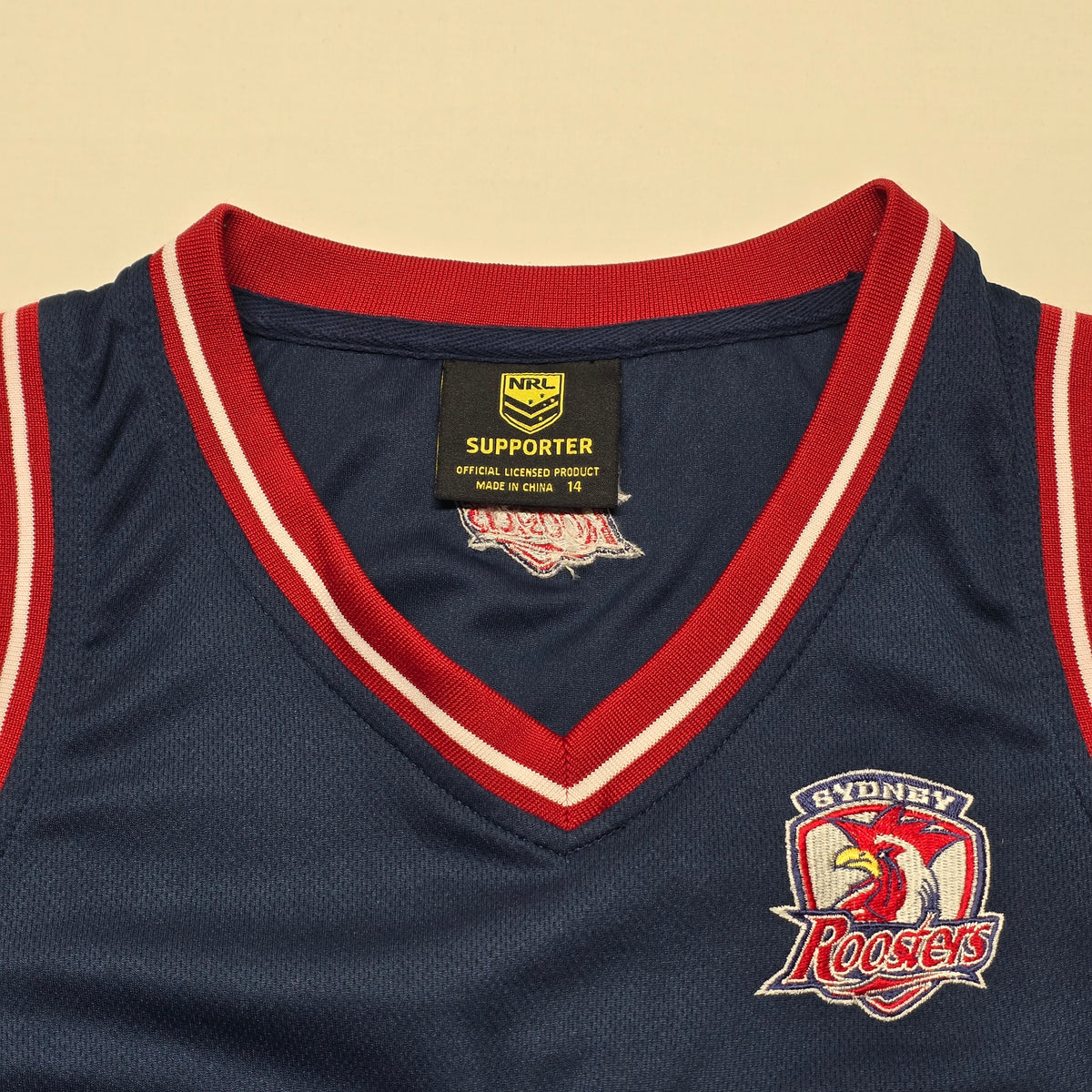 Sydney Roosters Singlet - 14YRS/Mens Small