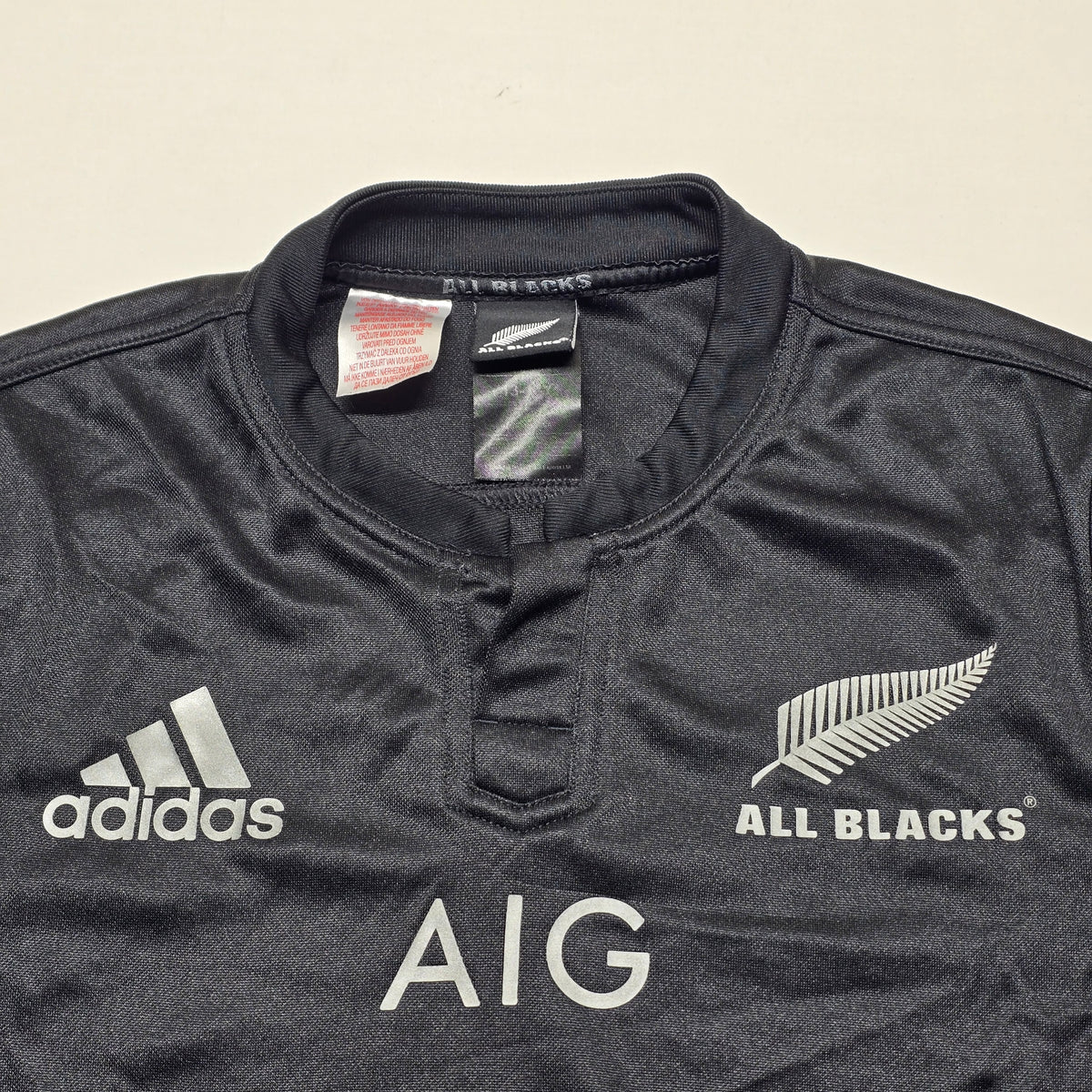 All Blacks 2015/16 Home Jersey - 13/14YRS