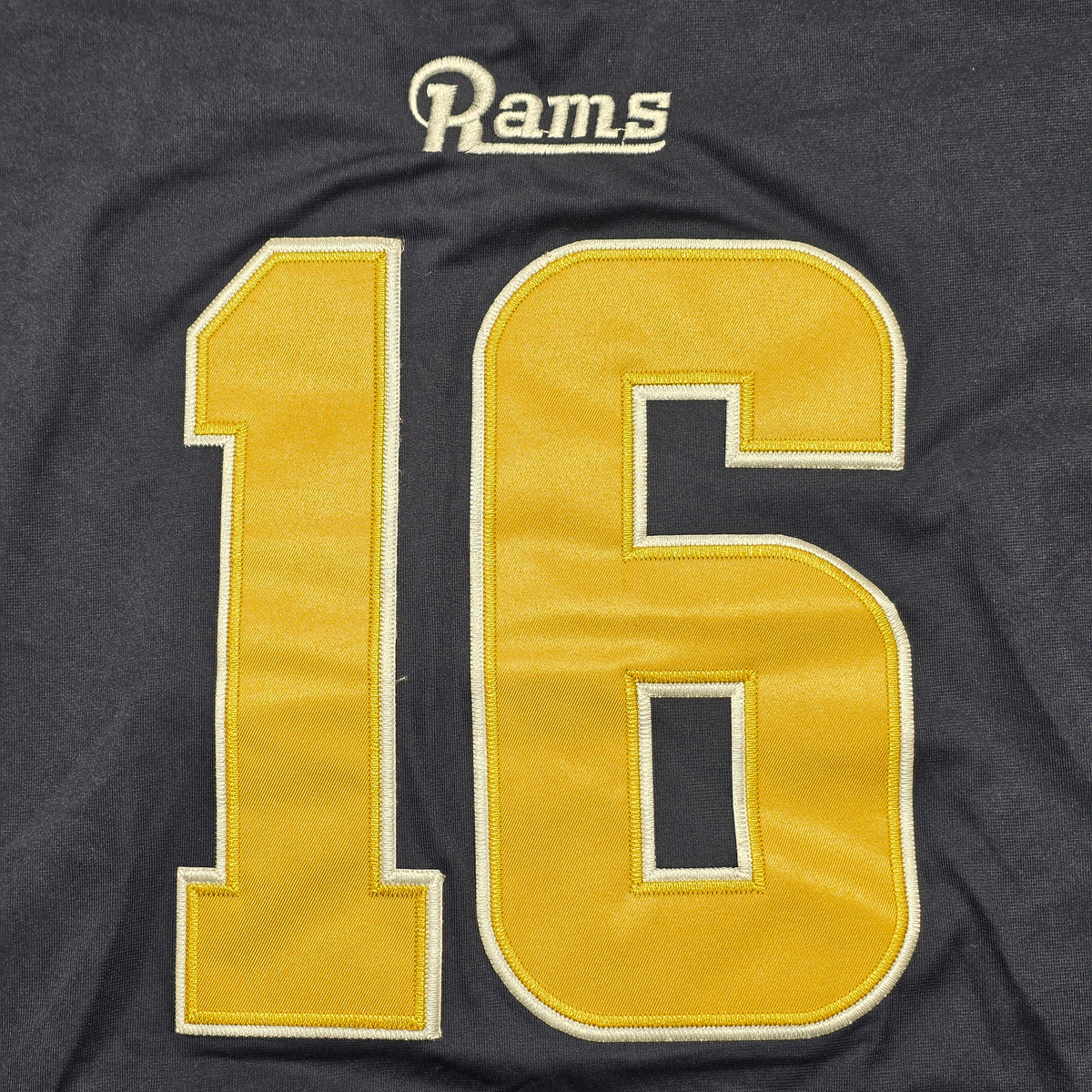La Rams #16 Jared Goff Jersey - Large