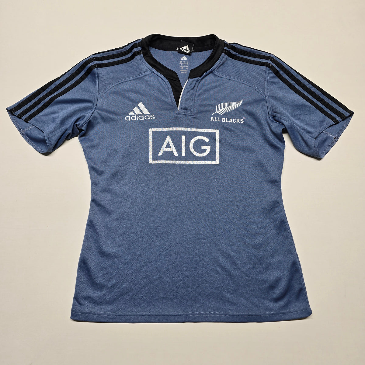 All Blacks 2014 Training Jersey (Player Issued/Ryan Crotty) - 8/Medium