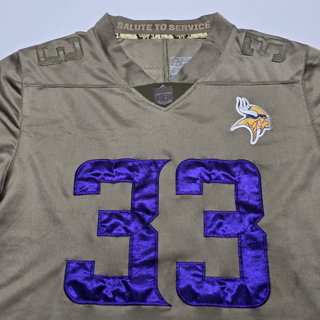 Minnesota Vikings #33 Dalvin Cook Jersey - Large