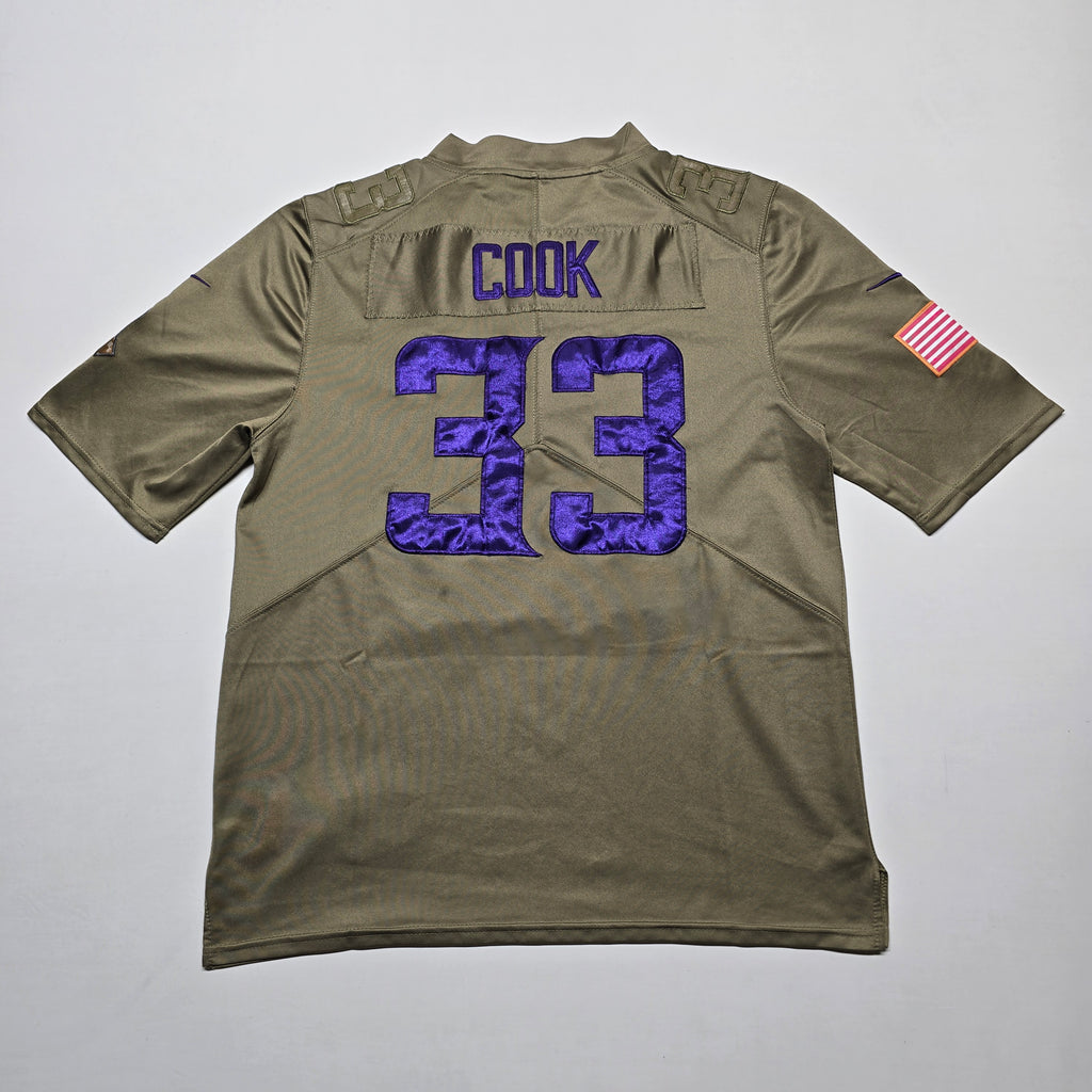Minnesota Vikings #33 Dalvin Cook Jersey - Large