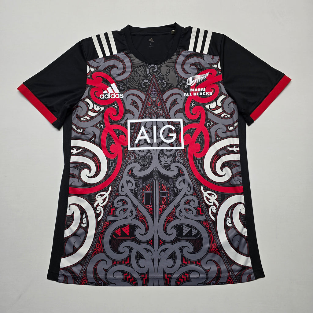 Maori All Blacks 2018 Training T-shirt - Large