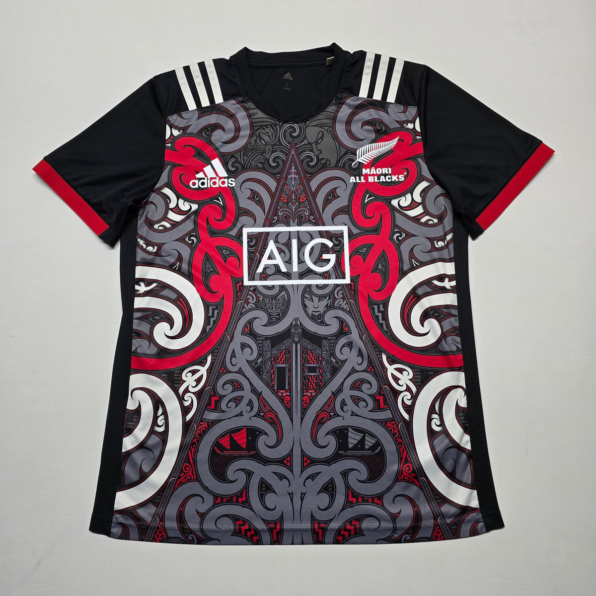 Maori All Blacks 2018 Training T-shirt - Large