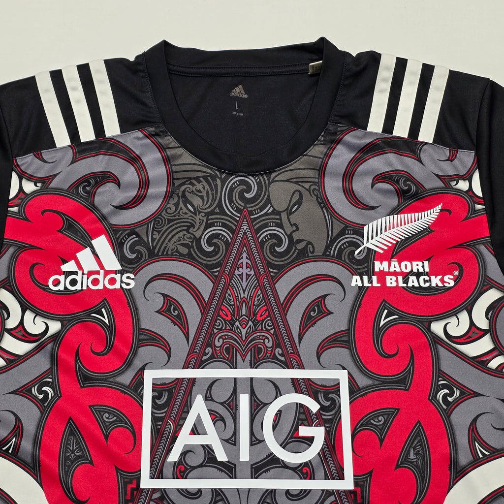 Maori All Blacks 2018 Training T-shirt - Large
