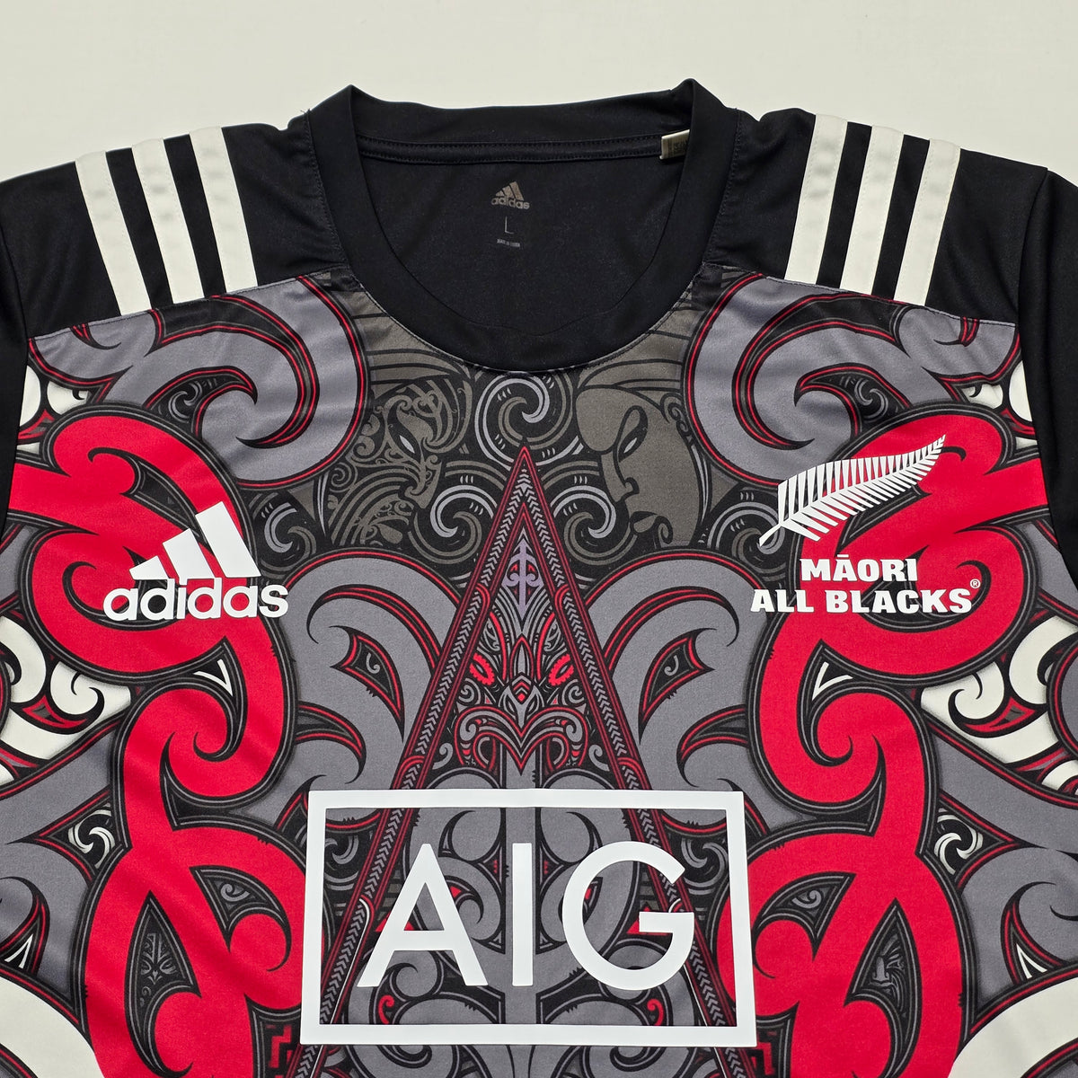 Maori All Blacks 2018 Training T-shirt - Large