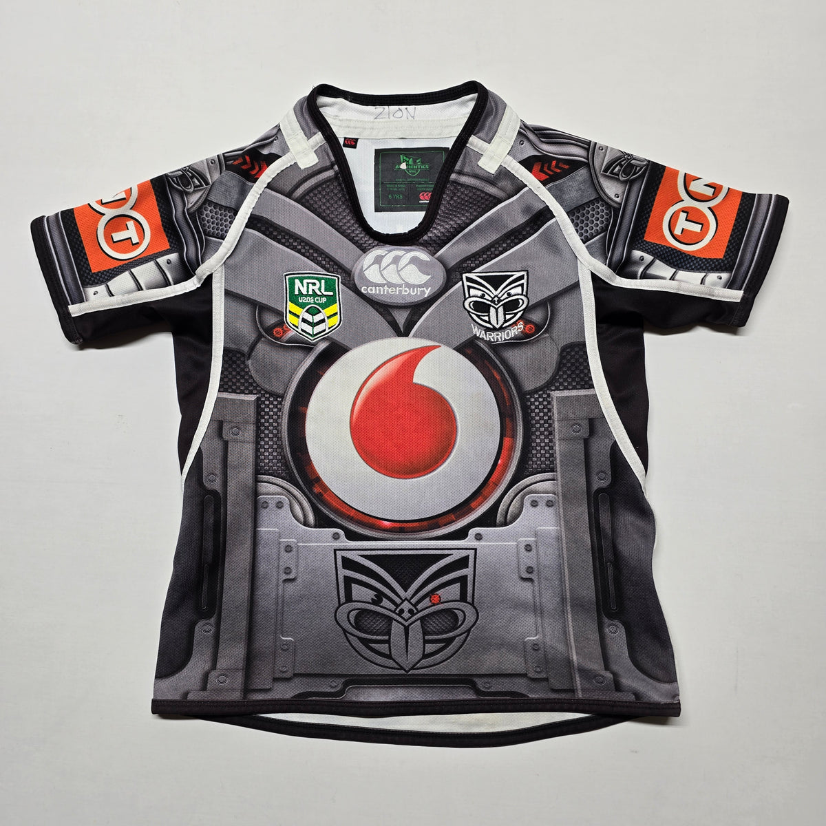 NZ Warriors 2013 U20 Jersey - 6YRS