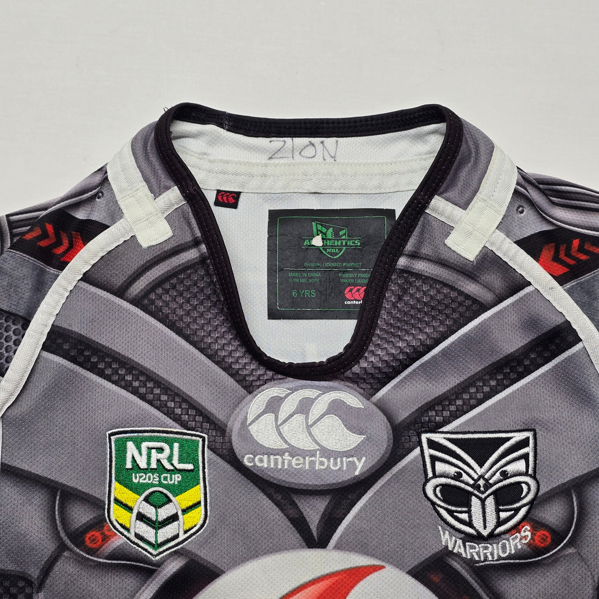 NZ Warriors 2013 U20 Jersey - 6YRS