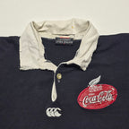 All Blacks + Coca Cola 1990's Rugby Jersey - Large